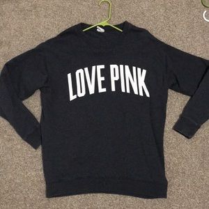 Pink “Love Pink” Oversized Sweatshirt